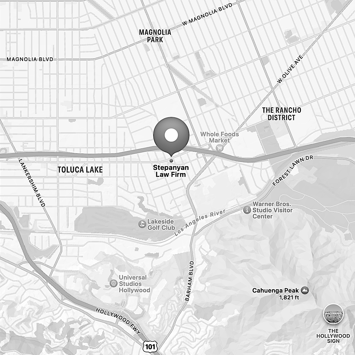 Stepanyan Law Firm's location on the map